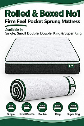 Rolled & Boxed No 1 - Firm Feel Rolled Pocket Sprung Mattress