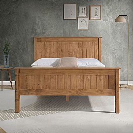 Waxed Pine Bedframe - High OR Low Footend