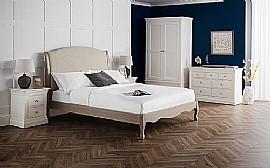 Camille Limed Oak Bed