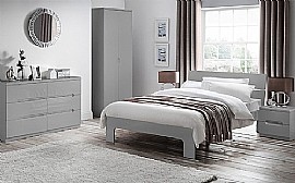 Manhattan Gloss Grey Bed