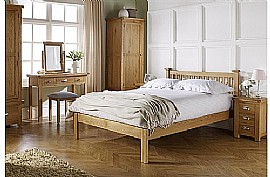 Woburn Oak Low Footend Bed